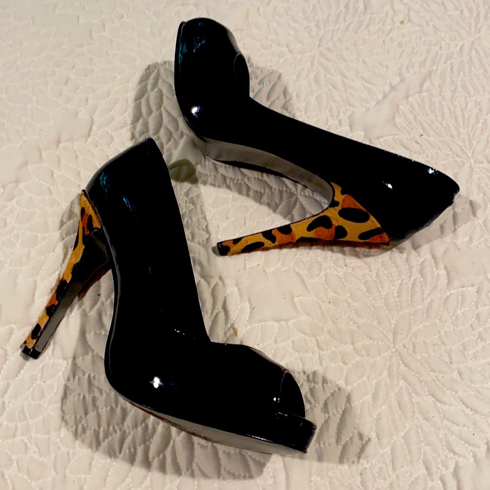 Steve Madden Black Open Toe